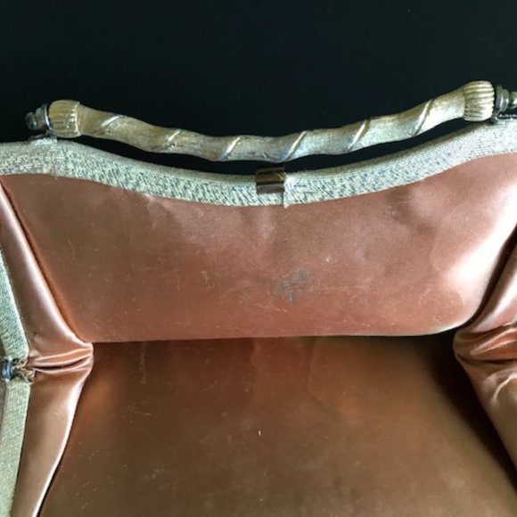 Vintage 1960s ‘After Five’ Gold Lame Evening Bag - Picture 6 of 10